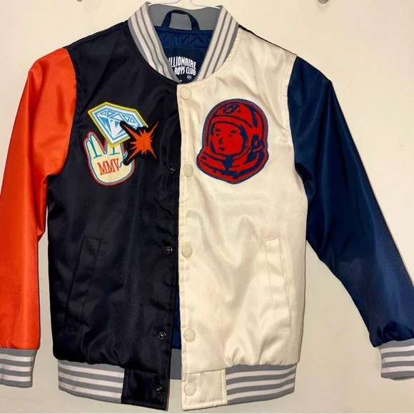 Billionaire Boys Club Kids' Astro Varsity Jacket Size 5/6 - Picture 10 of 14